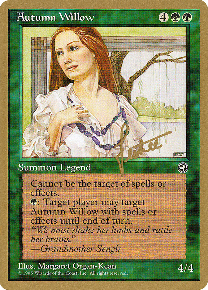 Autumn Willow (Bertrand Lestree) [Pro Tour Collector Set] | Gamers Paradise