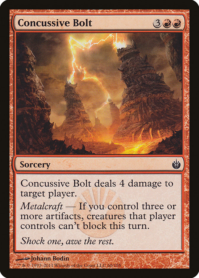 Concussive Bolt [Mirrodin Besieged] | Gamers Paradise