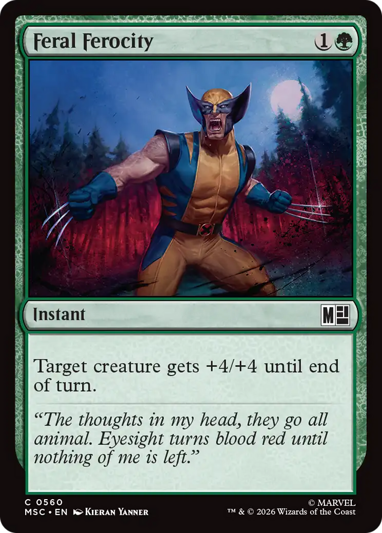 Feral Ferocity [Marvel Super Heroes Commander] | Gamers Paradise