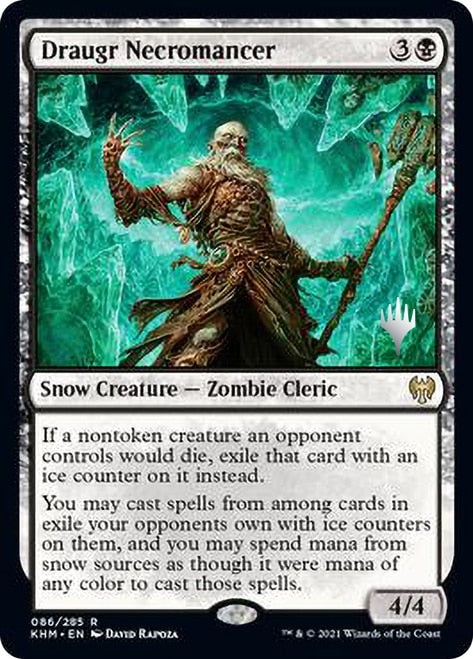Draugr Necromancer (Promo Pack) [Kaldheim Promos] | Gamers Paradise