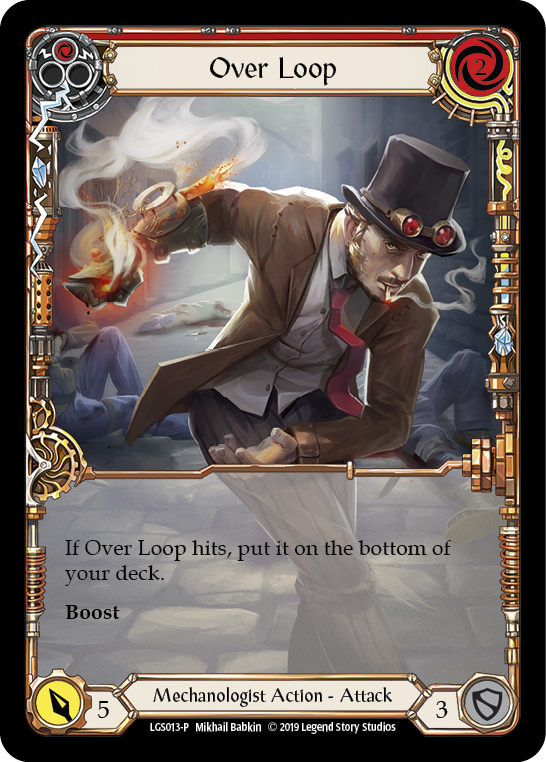 Over Loop (Red) [LGS013-P] (Promo)  1st Edition Normal | Gamers Paradise