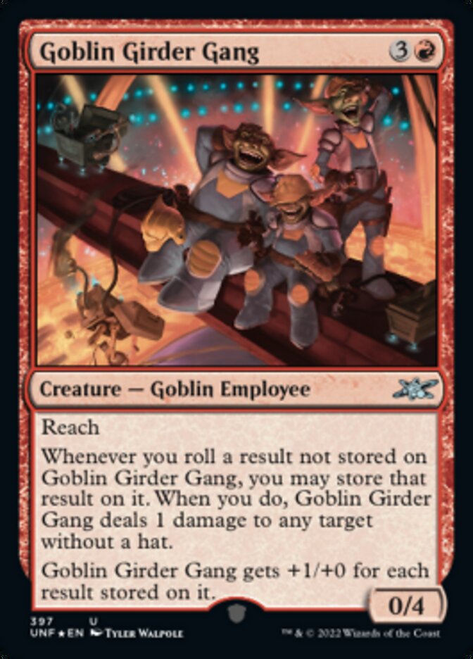 Goblin Girder Gang (Galaxy Foil) [Unfinity] | Gamers Paradise