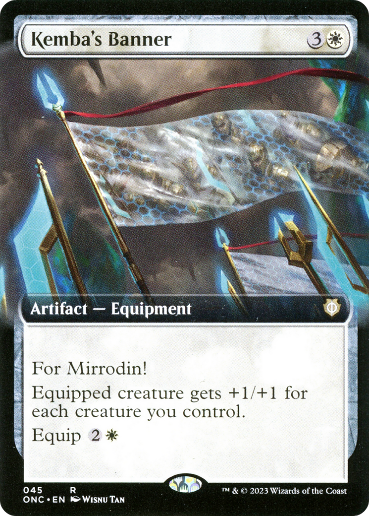 Kemba's Banner (Extended Art) [Phyrexia: All Will Be One Commander] | Gamers Paradise