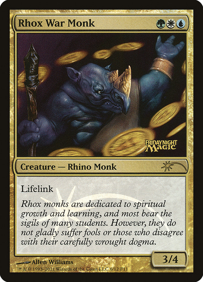 Rhox War Monk [Friday Night Magic 2011] | Gamers Paradise