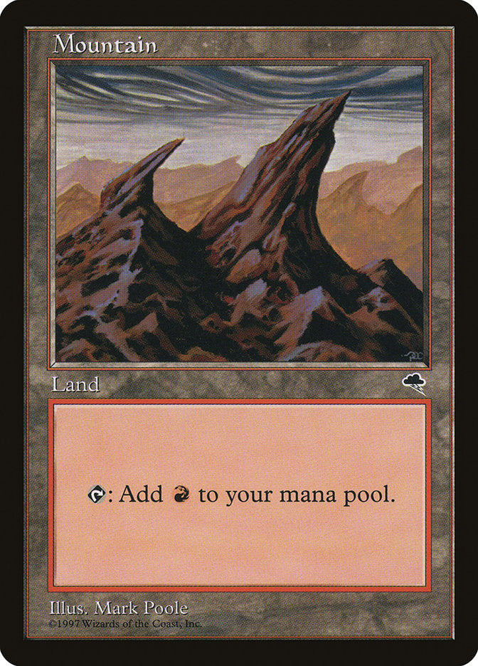 Mountain (All Peaks Pointing Right) [Tempest] | Gamers Paradise