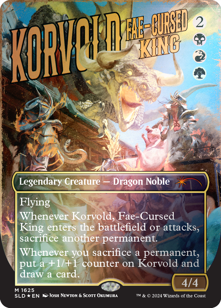 Korvold, Fae-Cursed King (Rainbow Foil) [Secret Lair Drop Series] | Gamers Paradise