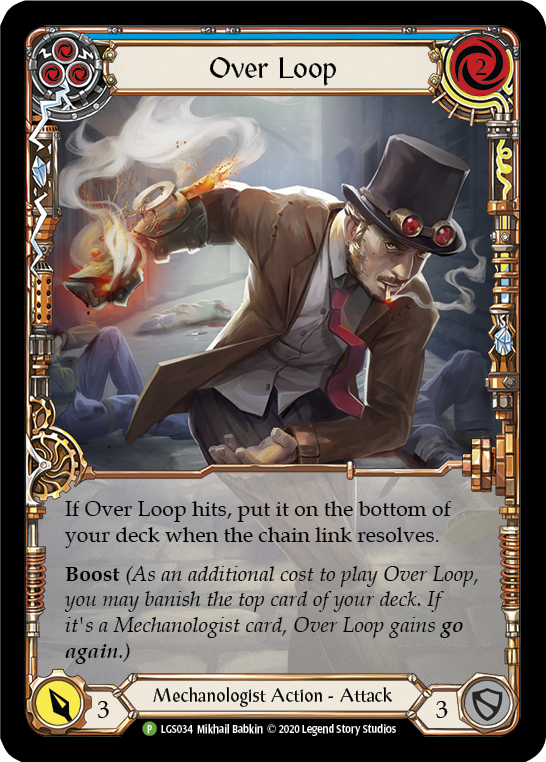 Over Loop (Blue) [LGS034] (Promo)  Rainbow Foil | Gamers Paradise