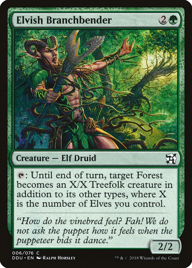Elvish Branchbender [Duel Decks: Elves vs. Inventors] | Gamers Paradise