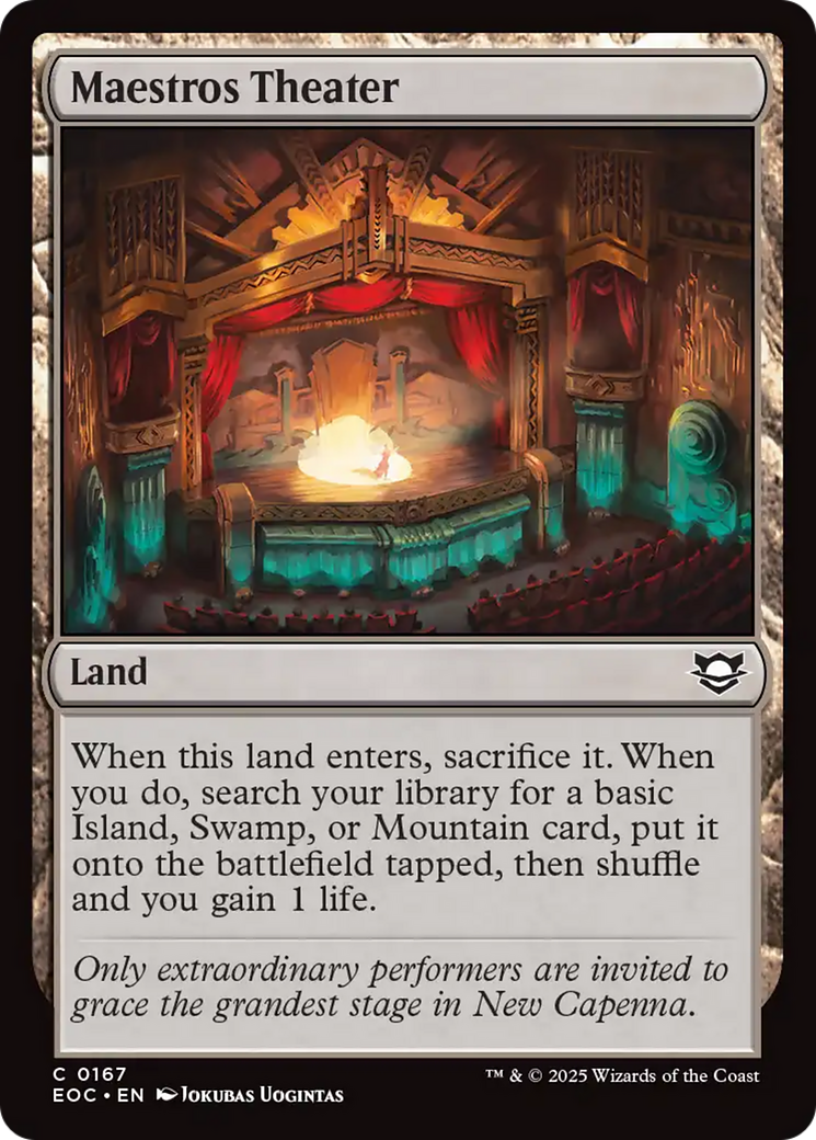 Maestros Theater [Edge of Eternities Commander] | Gamers Paradise