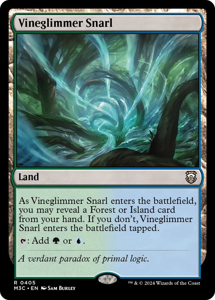 Vineglimmer Snarl (Ripple Foil) [Modern Horizons 3 Commander] | Gamers Paradise