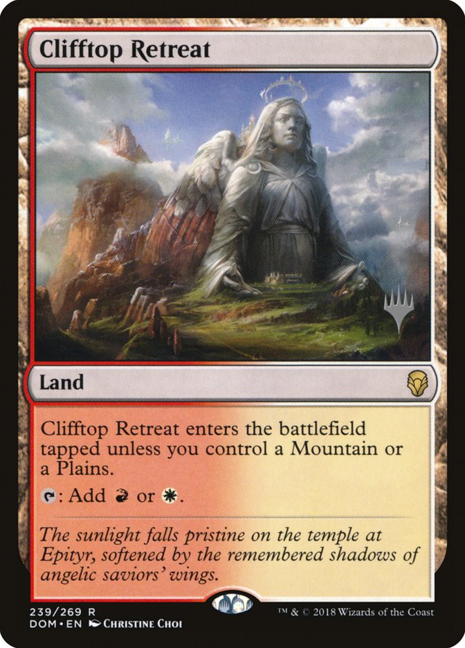 Clifftop Retreat (Promo Pack) [Dominaria Promos] | Gamers Paradise