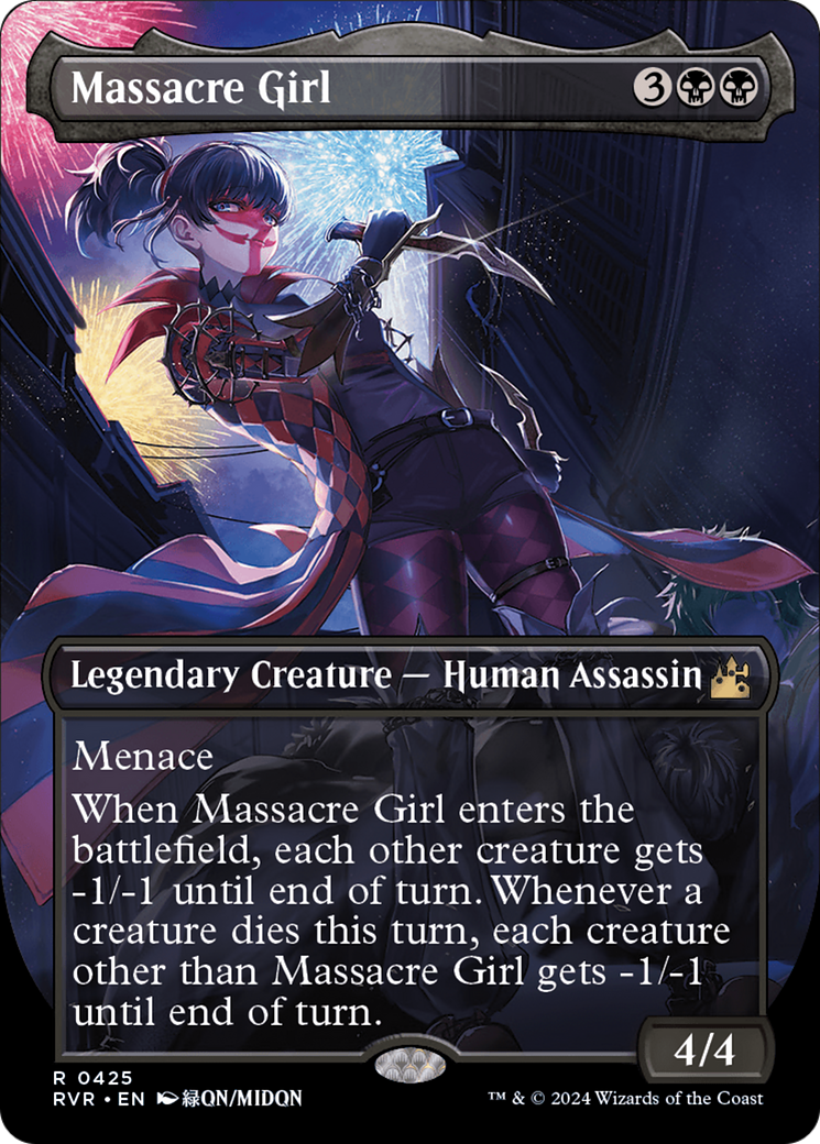 Massacre Girl (Anime Borderless) [Ravnica Remastered] | Gamers Paradise