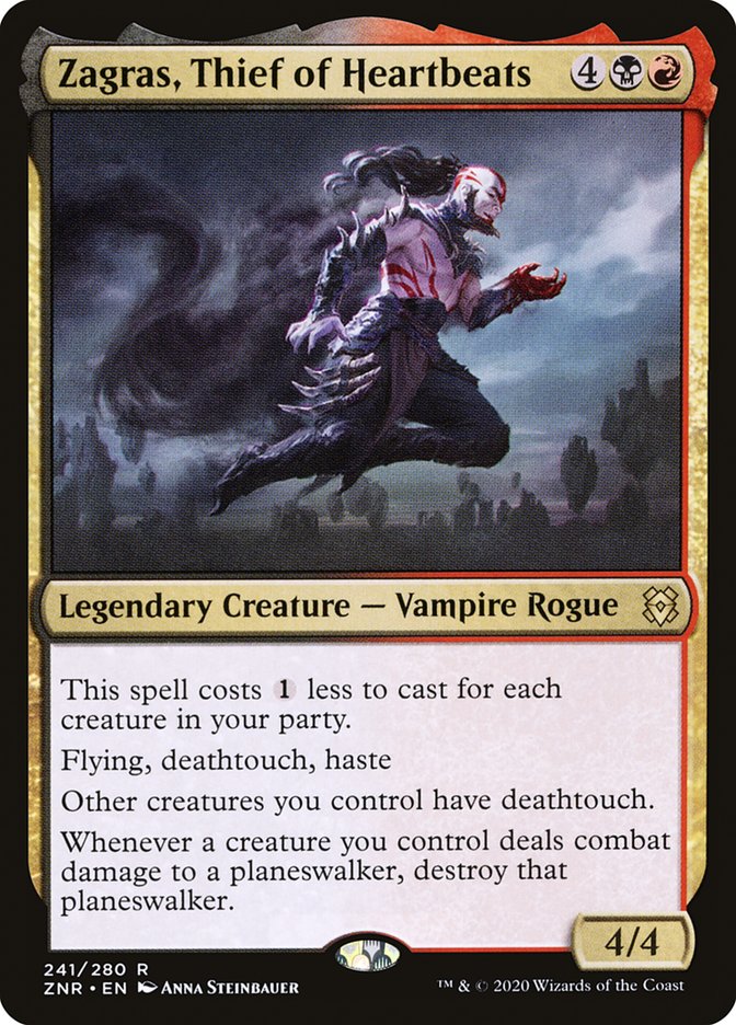 Zagras, Thief of Heartbeats [Zendikar Rising] | Gamers Paradise