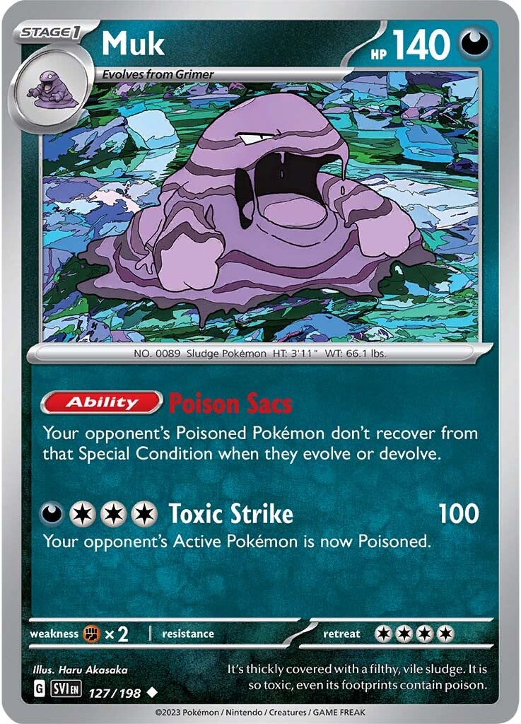 Muk (127/198) [Scarlet & Violet: Base Set] | Gamers Paradise