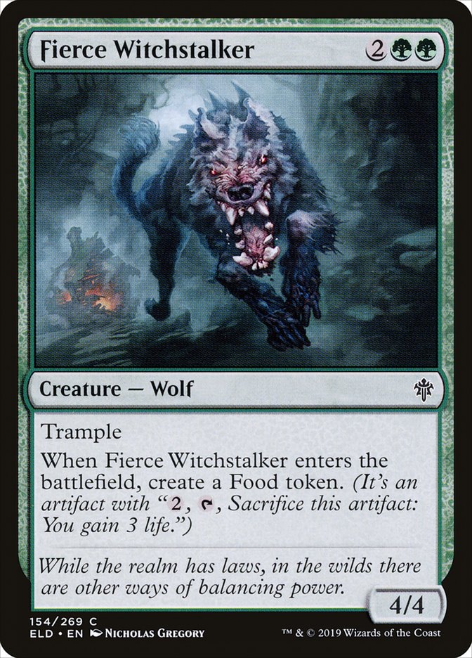 Fierce Witchstalker [Throne of Eldraine] | Gamers Paradise