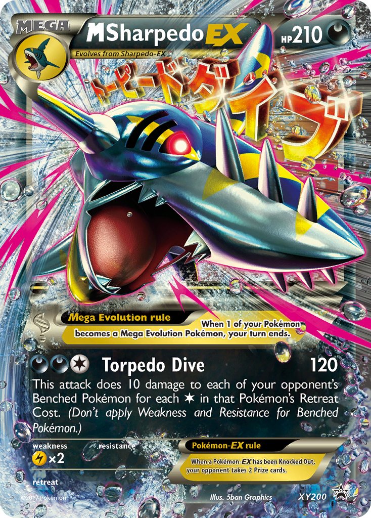 M Sharpedo EX (XY200) [XY: Black Star Promos] | Gamers Paradise