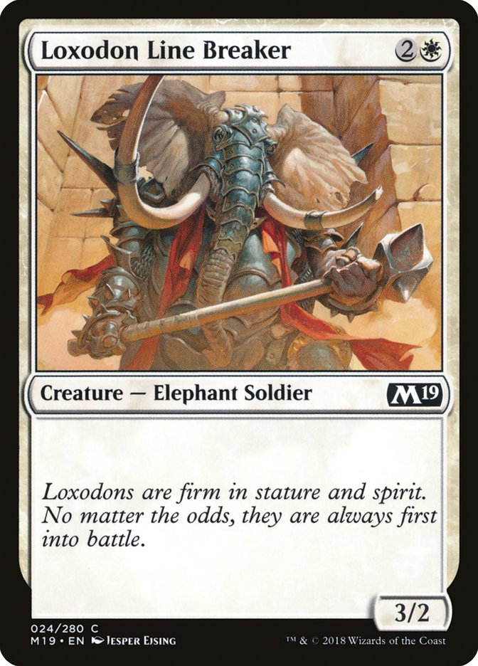 Loxodon Line Breaker [Core Set 2019] | Gamers Paradise