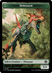 Gnome // Dinosaur (0010) Double-Sided Token [The Lost Caverns of Ixalan Tokens] | Gamers Paradise