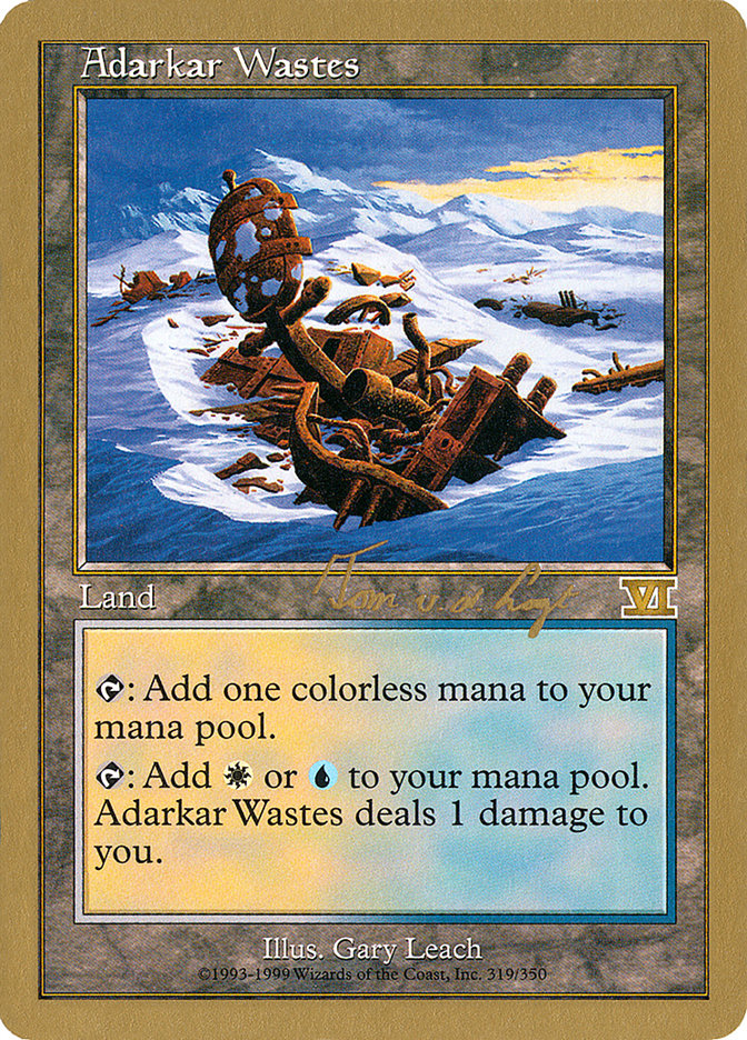 Adarkar Wastes (Tom van de Logt) [World Championship Decks 2000] | Gamers Paradise