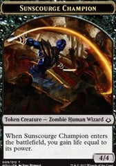 Sunscourge Champion // Zombie Double-Sided Token [Hour of Devastation Tokens] | Gamers Paradise