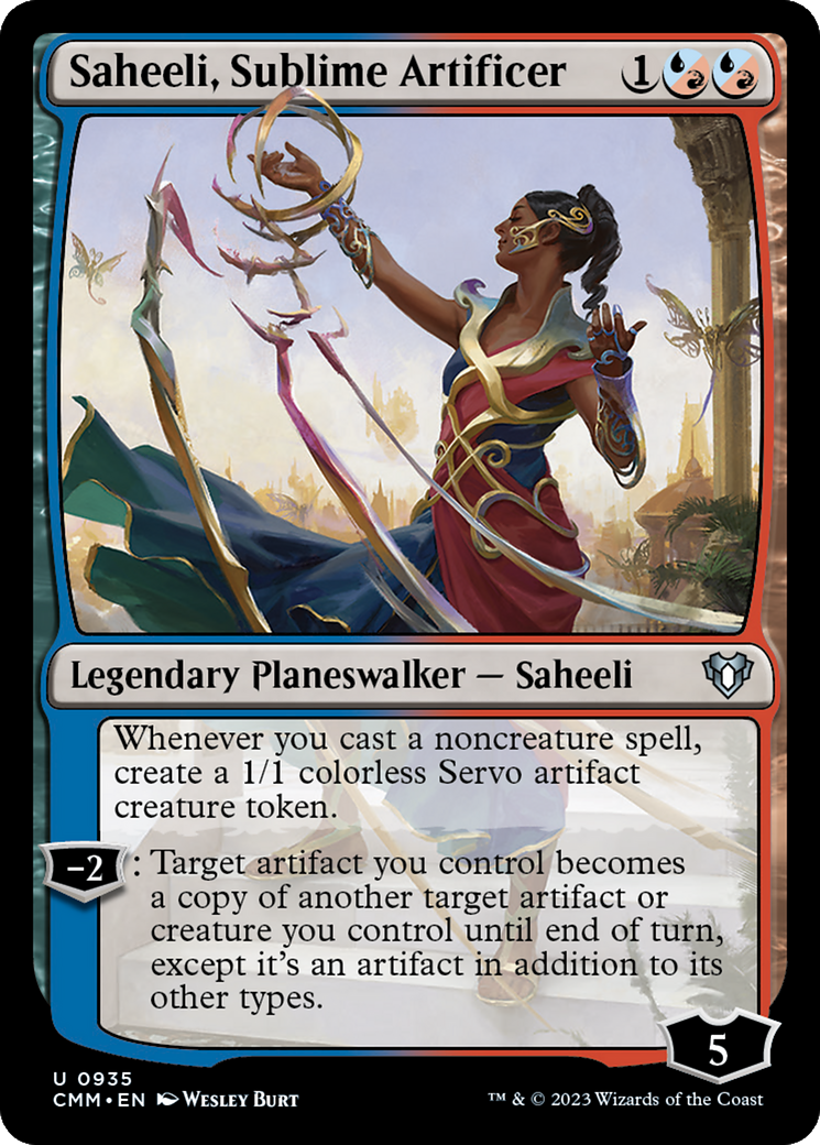 Saheeli, Sublime Artificer [Commander Masters] | Gamers Paradise