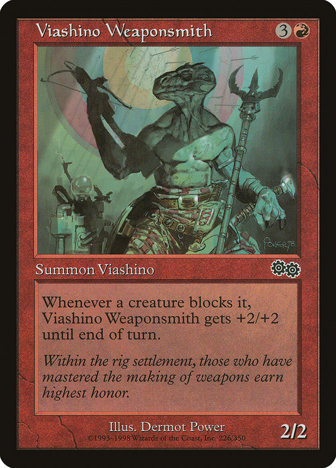 Viashino Weaponsmith [Urza's Saga] | Gamers Paradise