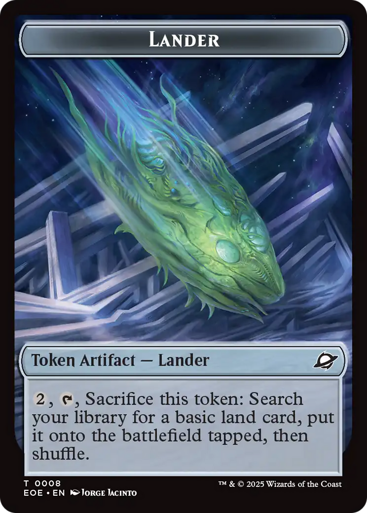 Beast (0006) // Lander Double-Sided Token [Edge of Eternities Tokens] | Gamers Paradise