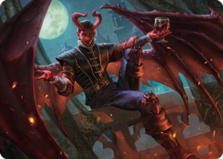 Raphael, Fiendish Savior Art Card (40) [Commander Legends: Battle for Baldur's Gate Art Series] | Gamers Paradise