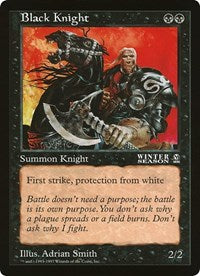 Black Knight (Oversized) [Oversize Cards] | Gamers Paradise