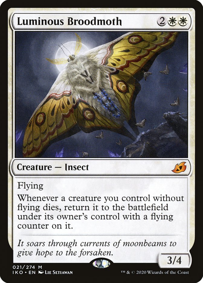 Luminous Broodmoth [Ikoria: Lair of Behemoths] | Gamers Paradise
