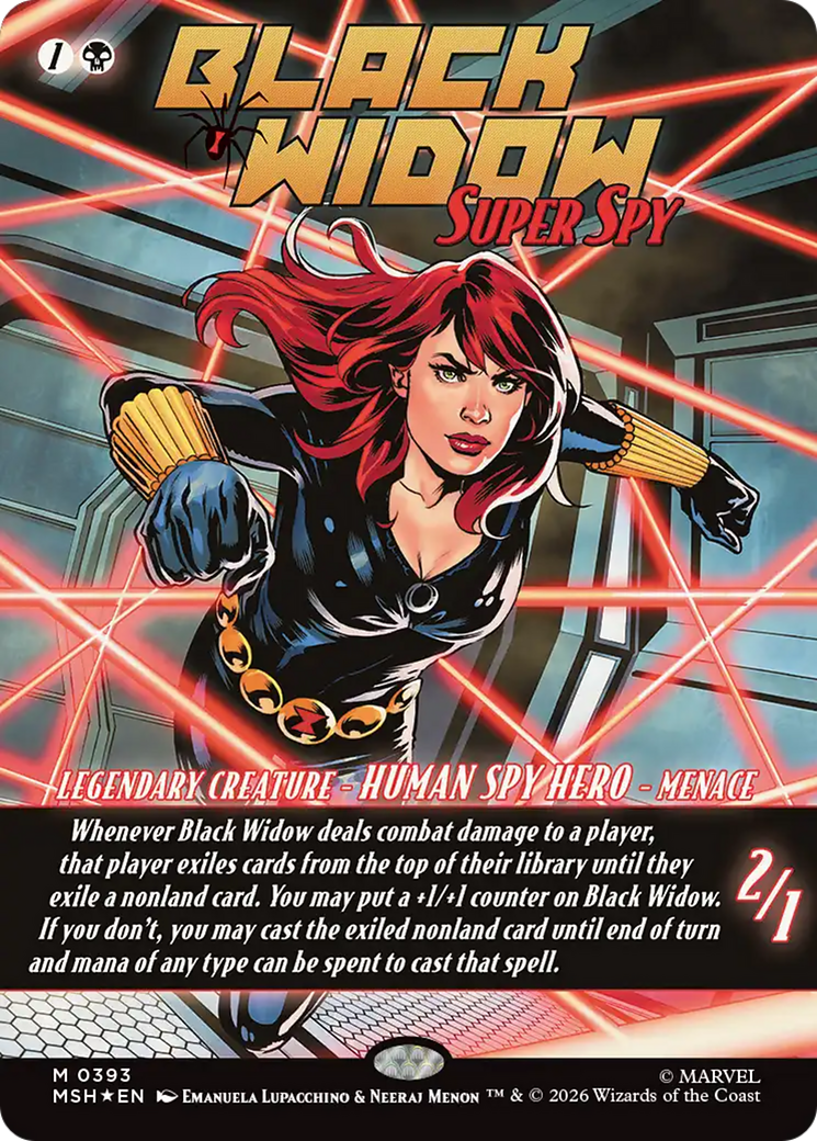 Black Widow, Super Spy (Borderless) (0393) [Marvel Super Heroes] | Gamers Paradise