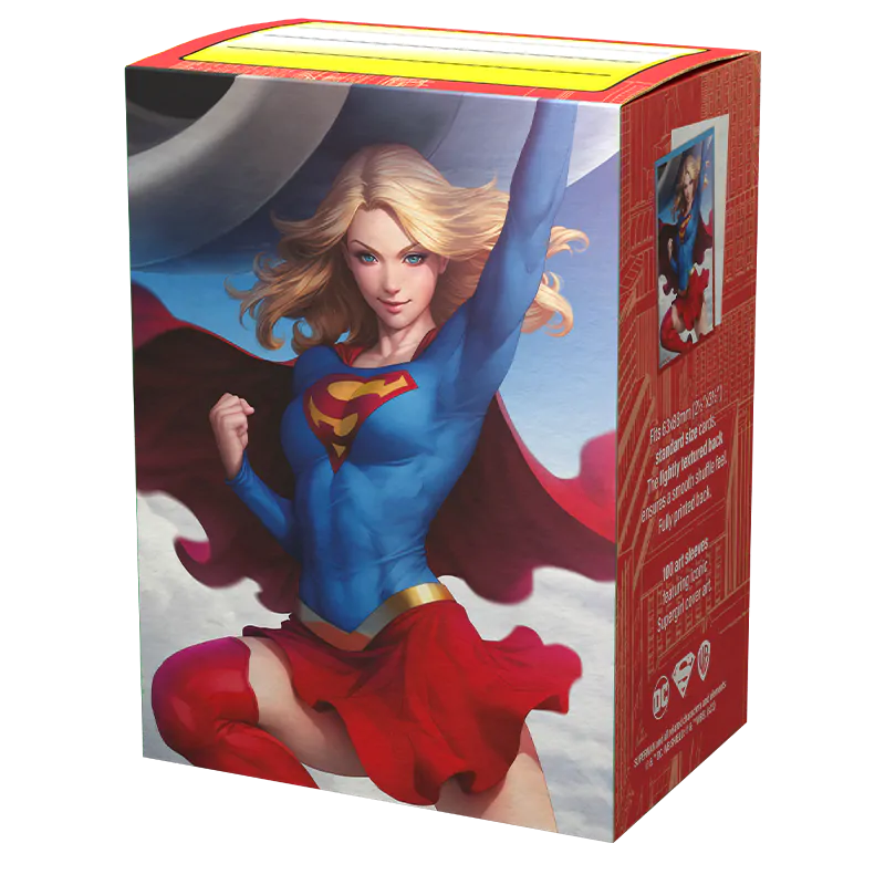 Dragon Shield: Standard 100ct Sleeves - Supergirl (Superman Series) | Gamers Paradise