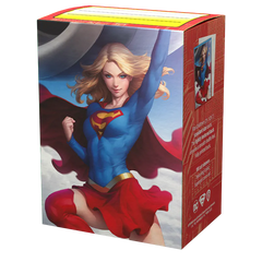 Dragon Shield: Standard 100ct Sleeves - Supergirl (Superman Series) | Gamers Paradise
