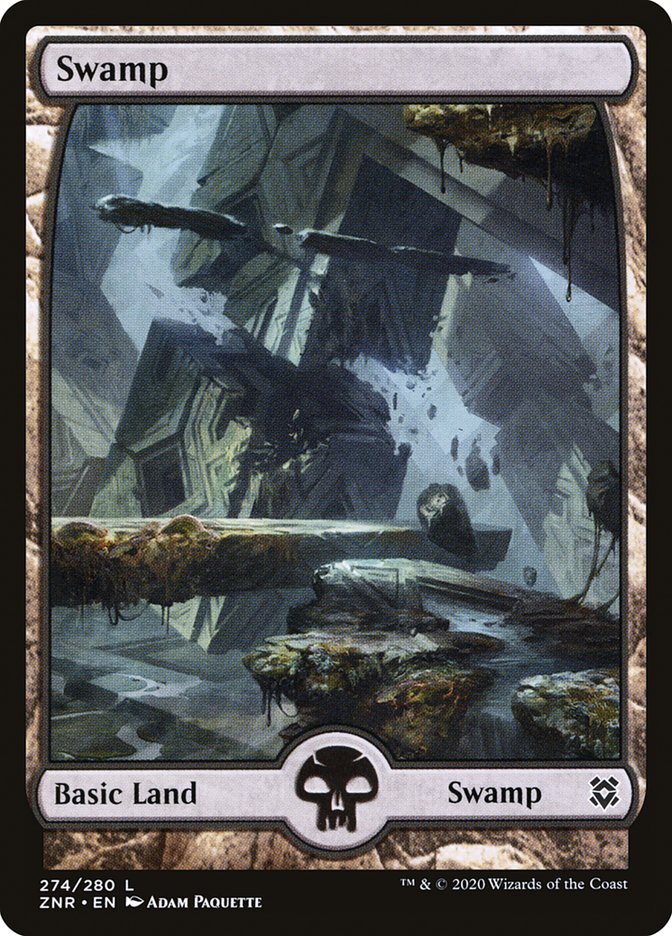 Swamp (274) [Zendikar Rising] | Gamers Paradise