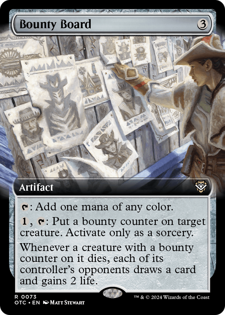 Bounty Board (Extended Art) [Outlaws of Thunder Junction Commander] | Gamers Paradise