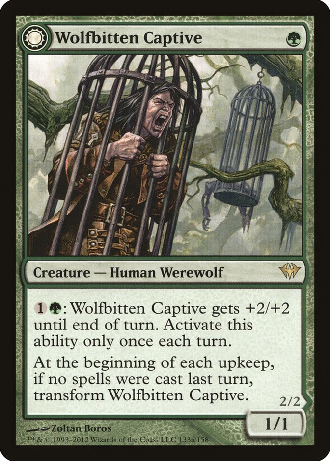 Wolfbitten Captive // Krallenhorde Killer [Dark Ascension] | Gamers Paradise