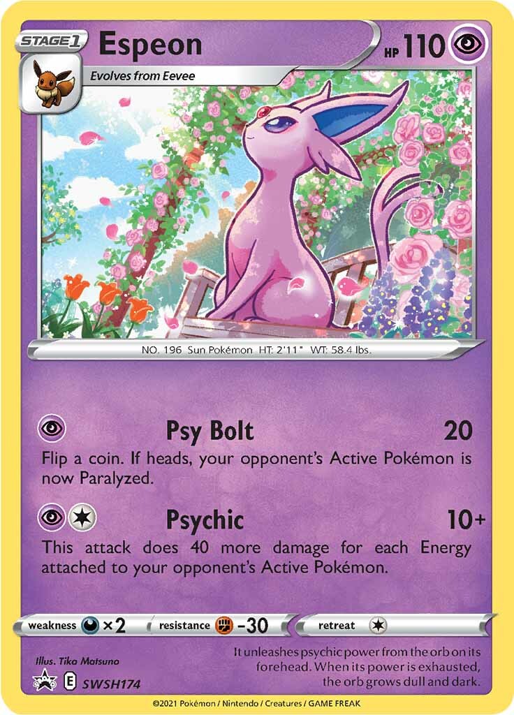 Espeon (SWSH174) [Sword & Shield: Black Star Promos] | Gamers Paradise