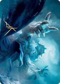 Cyclone Summoner Art Card (Gold-Stamped Signature) [Kaldheim Art Series] | Gamers Paradise