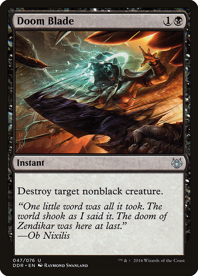 Doom Blade [Duel Decks: Nissa vs. Ob Nixilis] | Gamers Paradise