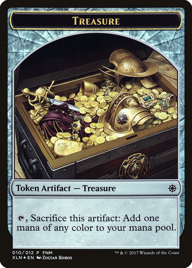Vampire // Treasure Double-Sided Token [Friday Night Magic 2017] | Gamers Paradise