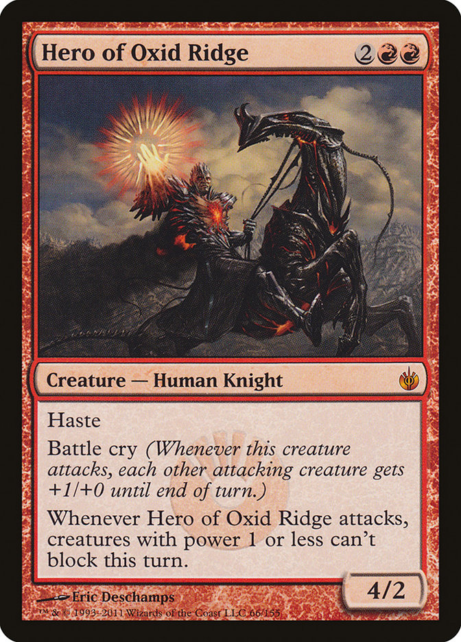 Hero of Oxid Ridge [Mirrodin Besieged] | Gamers Paradise