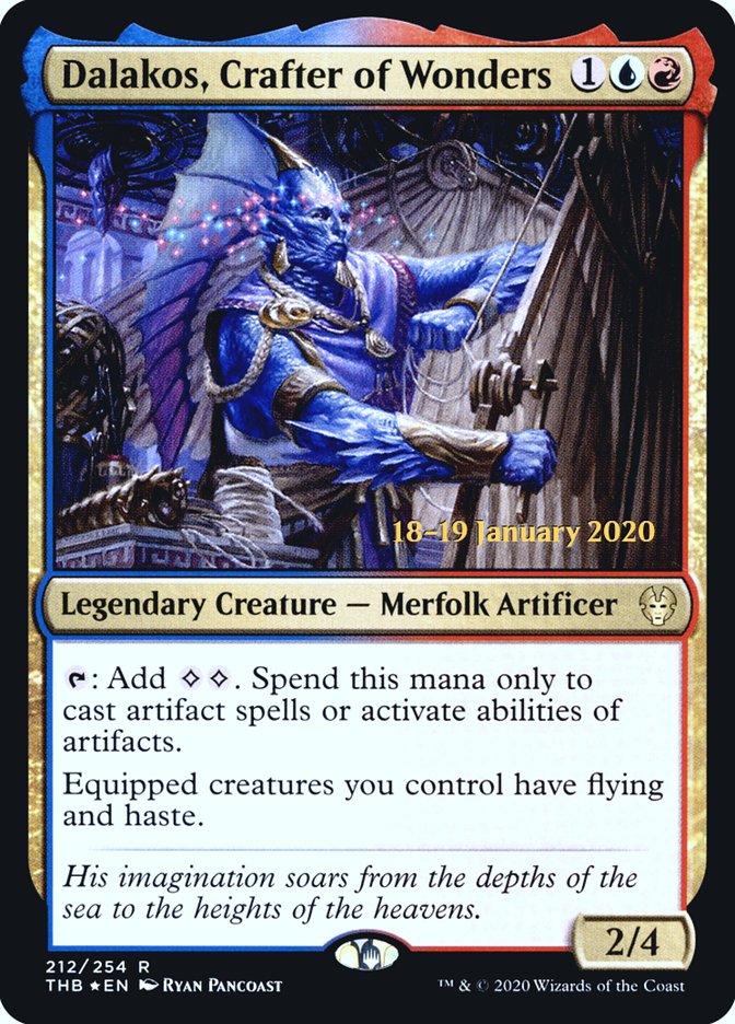 Dalakos, Crafter of Wonders [Theros Beyond Death Prerelease Promos] | Gamers Paradise