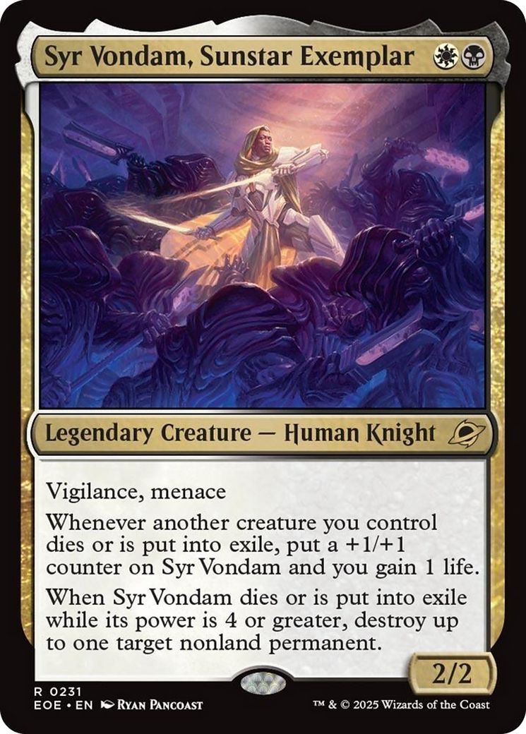 Syr Vondam, Sunstar Exemplar [Edge of Eternities] | Gamers Paradise