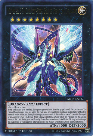 Number 62: Galaxy-Eyes Prime Photon Dragon [MP15-EN022] Ultra Rare | Gamers Paradise