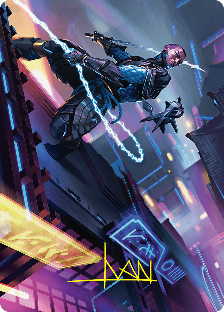 Kiora, the Rising Tide Art Card (30/54) (Gold-Stamped Signature) [Foundations Art Series] | Gamers Paradise