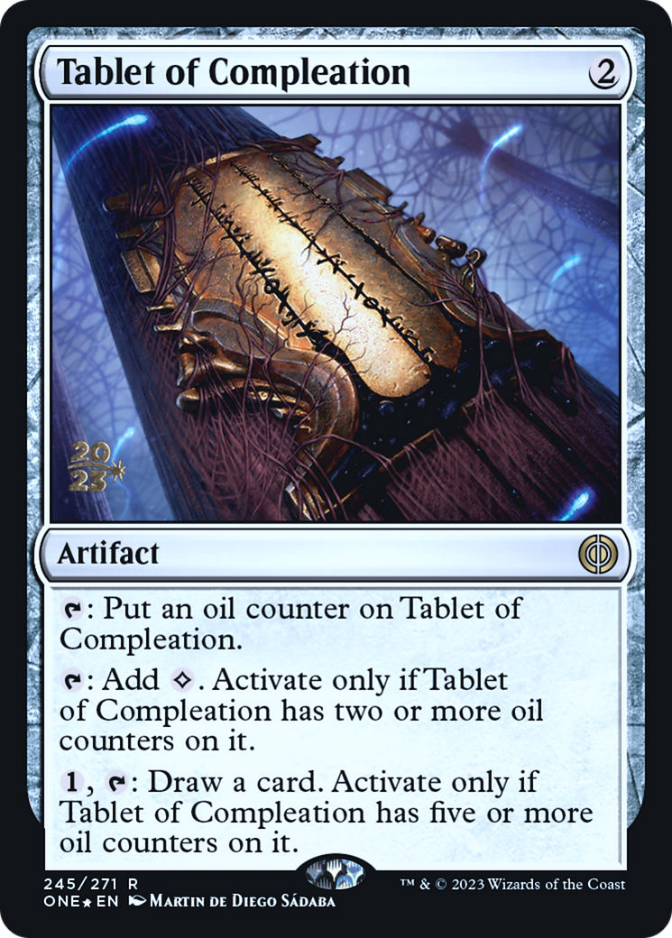 Tablet of Compleation [Phyrexia: All Will Be One Prerelease Promos] | Gamers Paradise