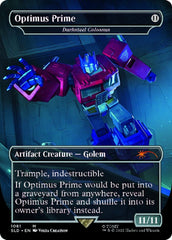 Darksteel Colossus - Optimus Prime (Borderless) [Secret Lair Drop Series] | Gamers Paradise