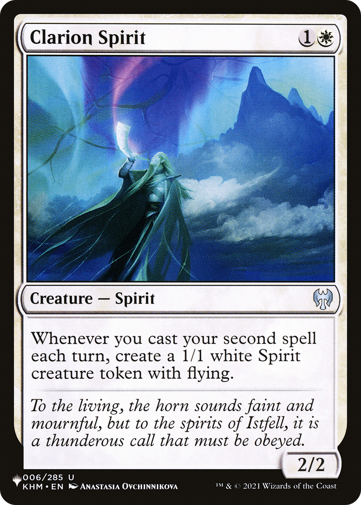 Clarion Spirit [The List Reprints] | Gamers Paradise