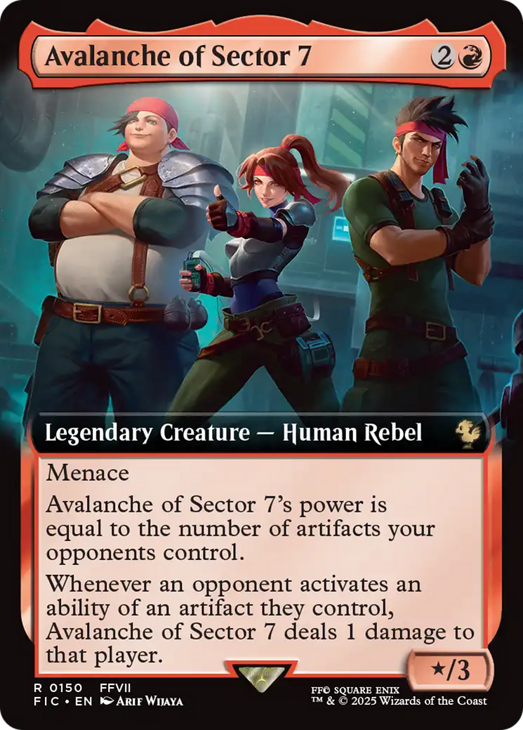 Avalanche of Sector 7 (Extended Art) [FINAL FANTASY Commander] | Gamers Paradise