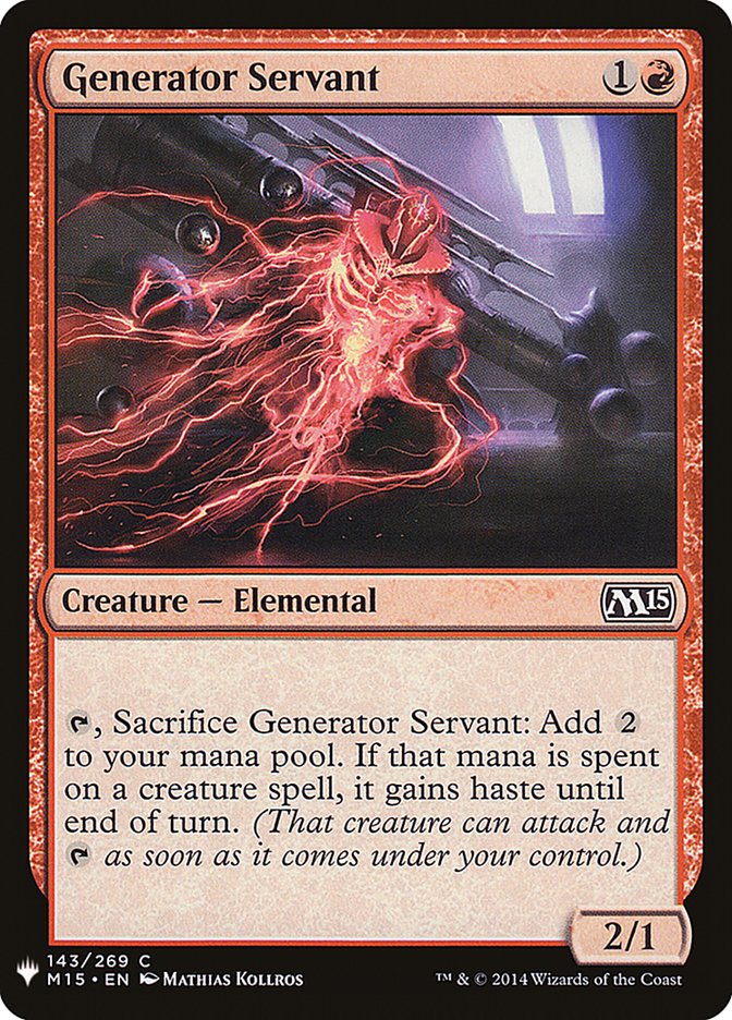 Generator Servant [Mystery Booster] | Gamers Paradise